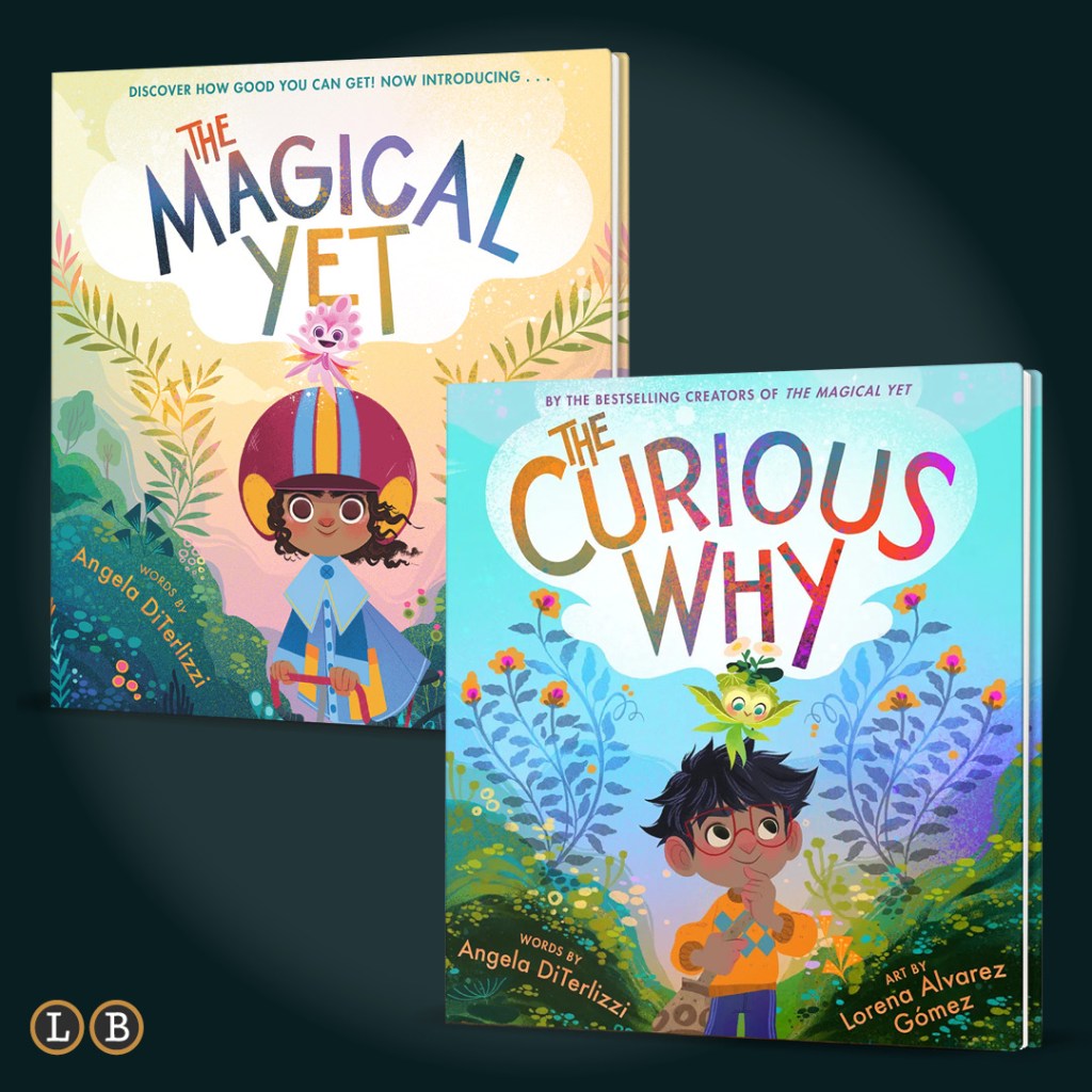 Graphic with book covers for 'The Magical Yet' and 'The Curious Why.'