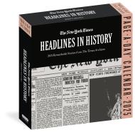 The New York Times Headlines in History Page-A-Day® Calendar 2025