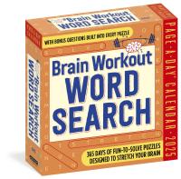 Brain Workout Word Search Page-A-Day® Calendar 2025