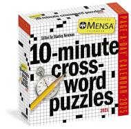 Mensa® 10-Minute Crossword Puzzles Page-A-Day® Calendar 2025