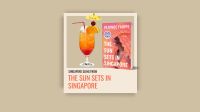 Singapore Sling from The Sun Sets in Singapore