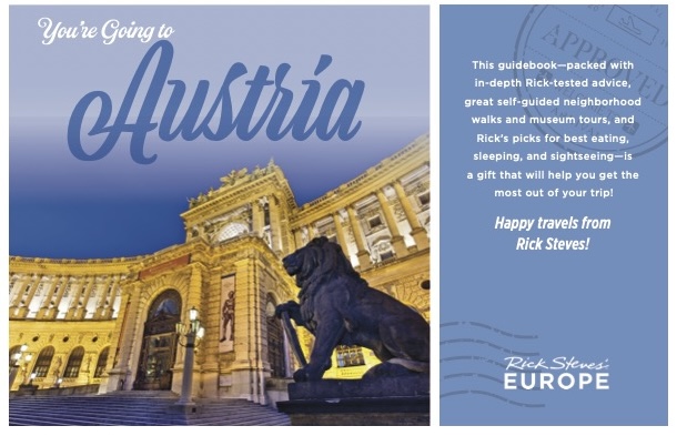 Holiday card featuring Austria
