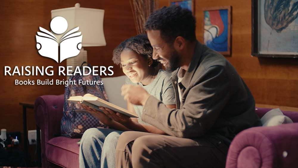 Raising Readers. Books build bright futures.