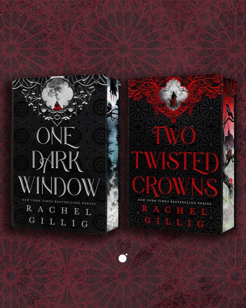 One Dark Window and Two Twisted Crowns Deluxe Hardcover Editions by Rachel Gillig