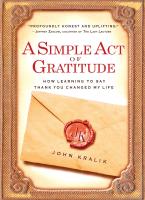 A Simple Act of Gratitude