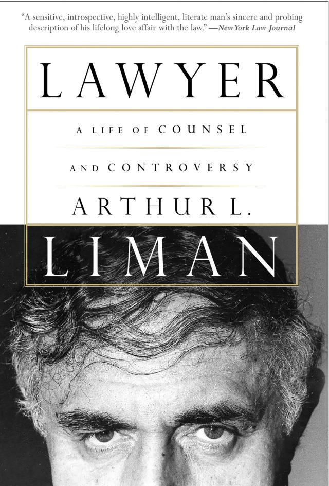 Lawyer by Arthur Liman Hachette Book Group