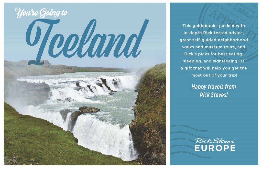 Holiday card featuring Iceland