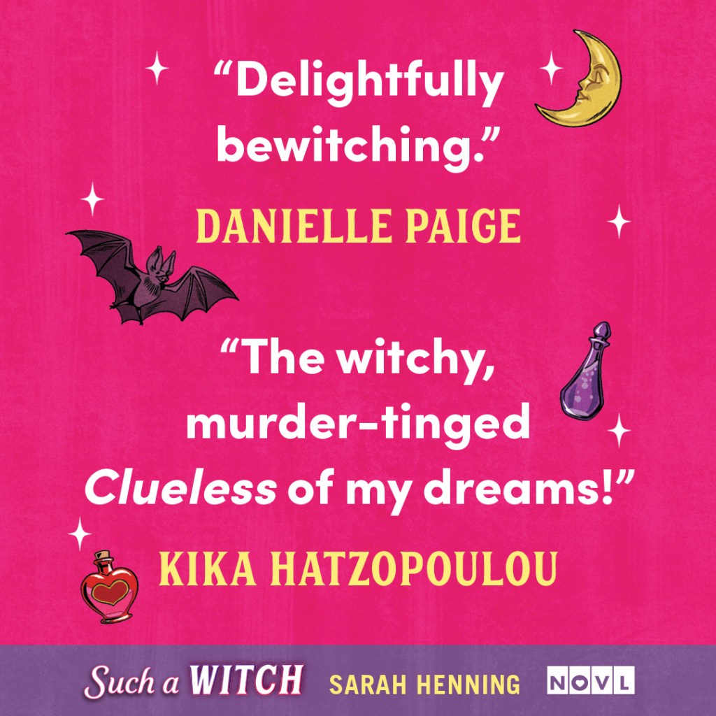 "Delightfully bewitching."--Danielle Paige
"The witchy, murder-tinged Clueless of my dreams!"--Kika Hatzopoulou