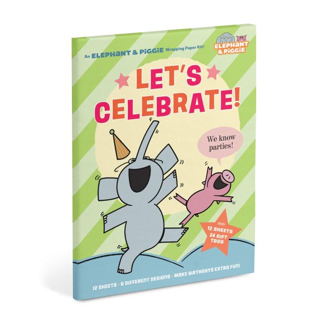 Let’s Celebrate!: An Elephant & Piggie Wrapping Paper Kit