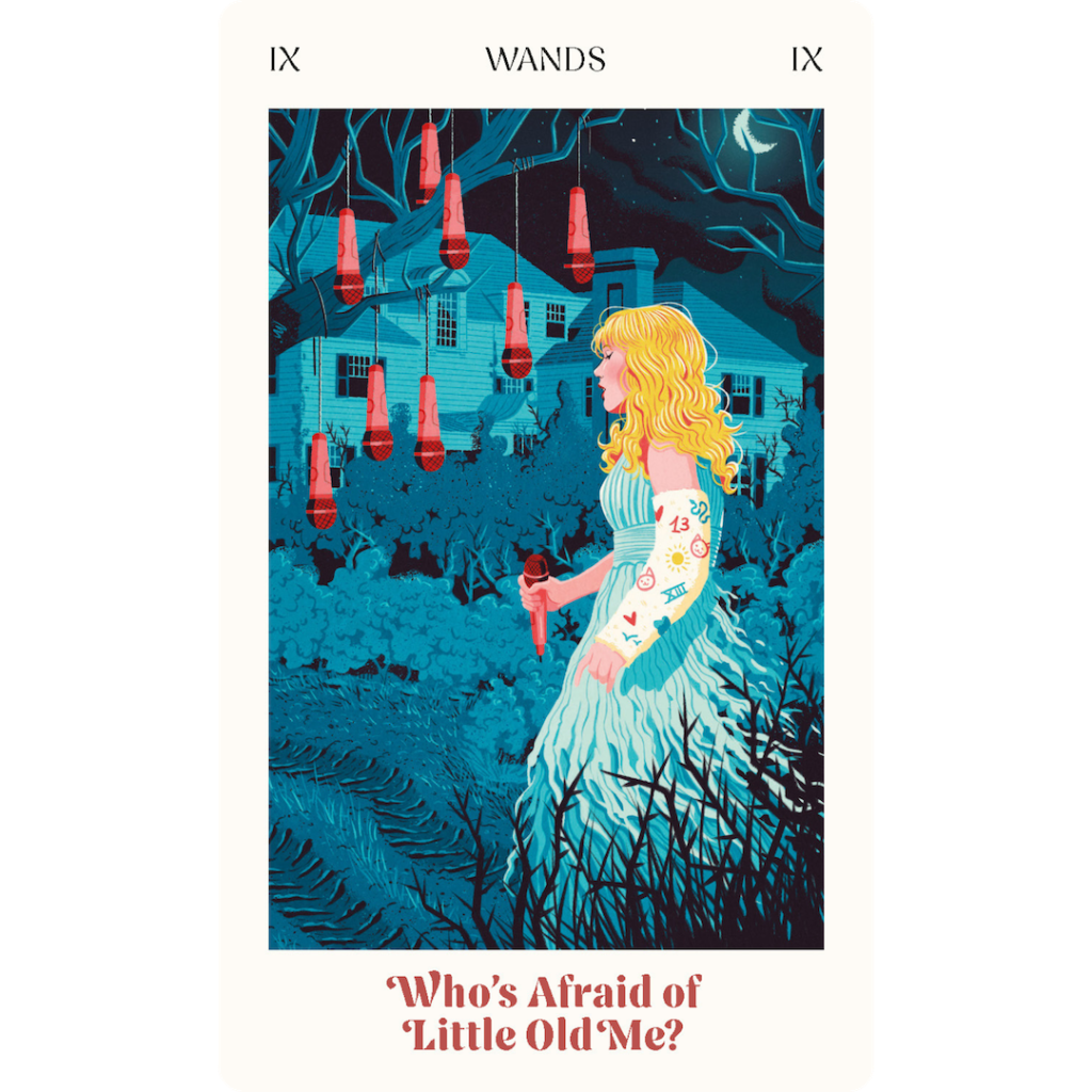 The Nine of Wands card from The Eras Tarot