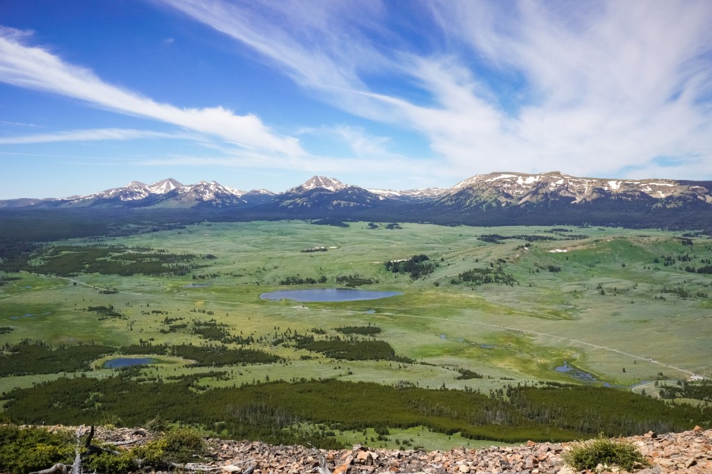 Vista of Bunsen Peak