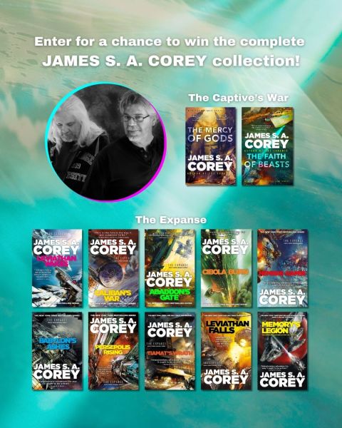 Enter for a chance to win the complete James S. A. Corey collection!