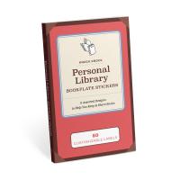 Personal Library Bookplate Stickers