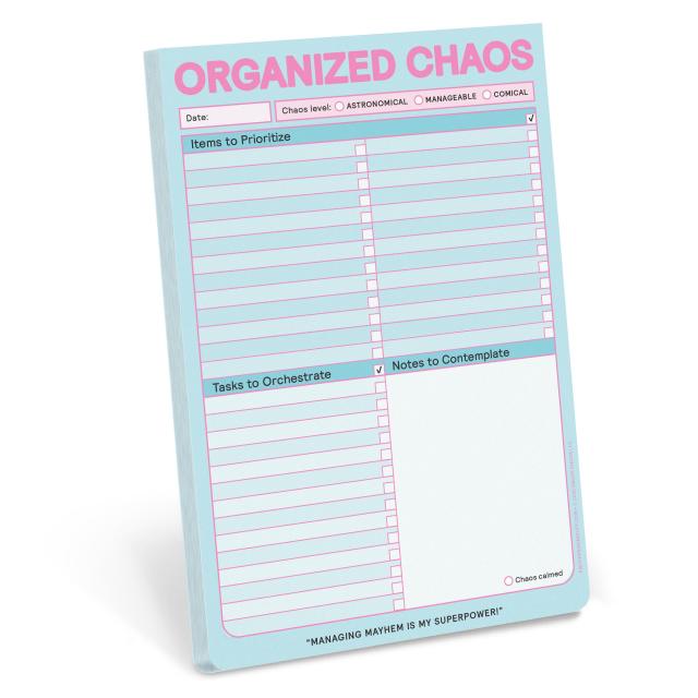 Organized Chaos Knock Knock Pad
