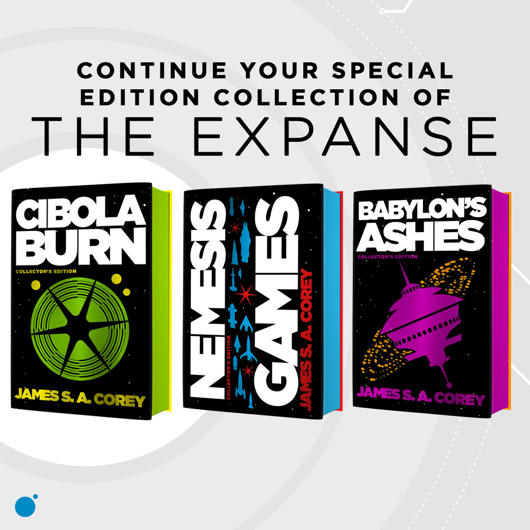 Cover Launch: CIBOLA BURN, NEMESIS GAMES, and BABYLON'S ASHES