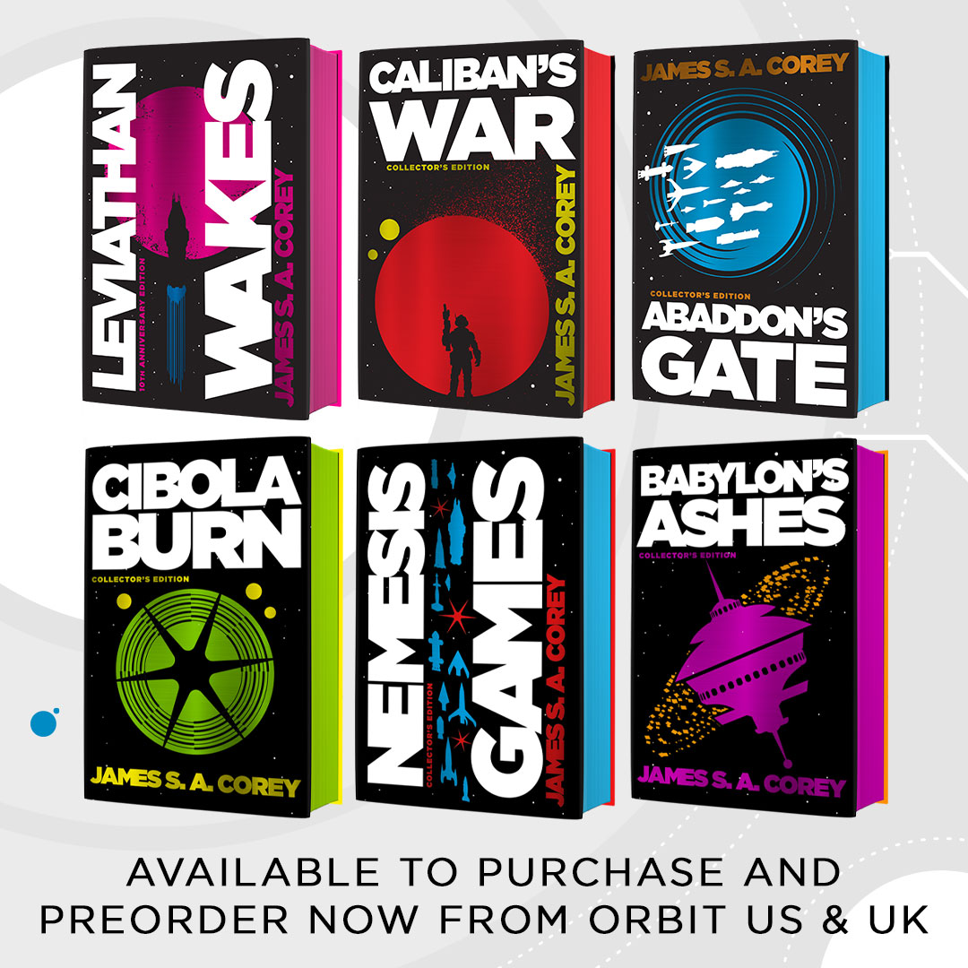 Cover Launch: CIBOLA BURN, NEMESIS GAMES, and BABYLON'S ASHES