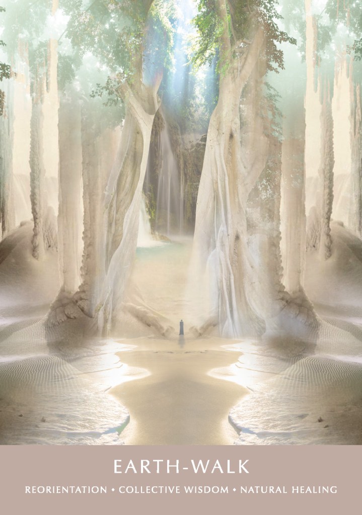 The Earth-Walk card from The Dreamgate Oracle