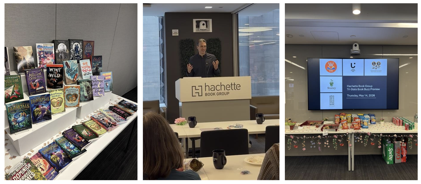 Little, Brown Books for Young Readers, Storey Publishing, Running Press Kids, Union Square Kids, Workman Kids, and WorthyKids, Come Together for Hachette Book Group’s Inaugural Tri-State Children’s Book Buzz