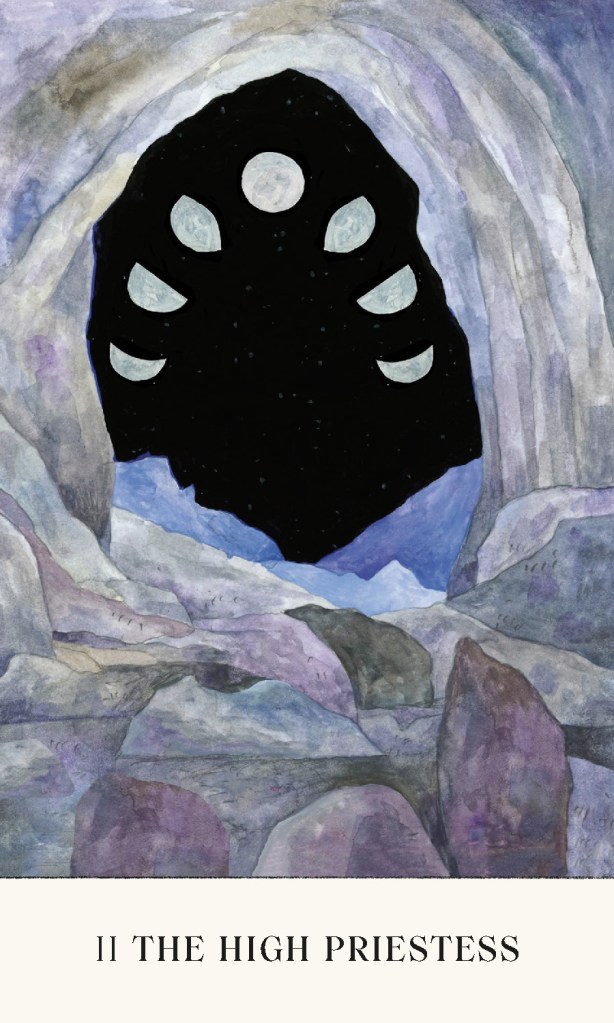 The High Priestess card from Soul Tarot