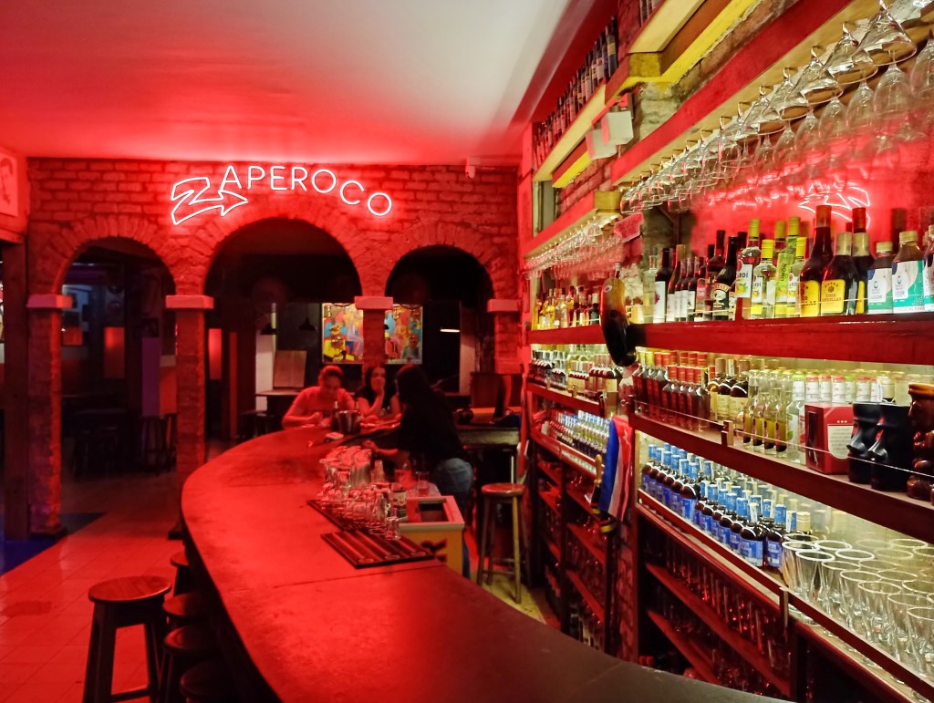 The bar at Zaperoco