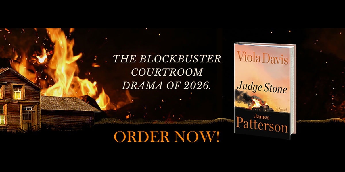 The blockbuster courtroom drama of 2026. Judge Stone by Viola Davis and James Patterson. Order now!