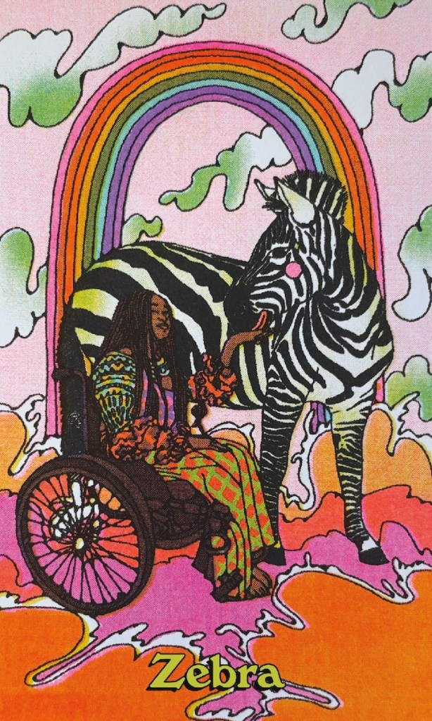 The Zebra card from Queer Animal Oracle