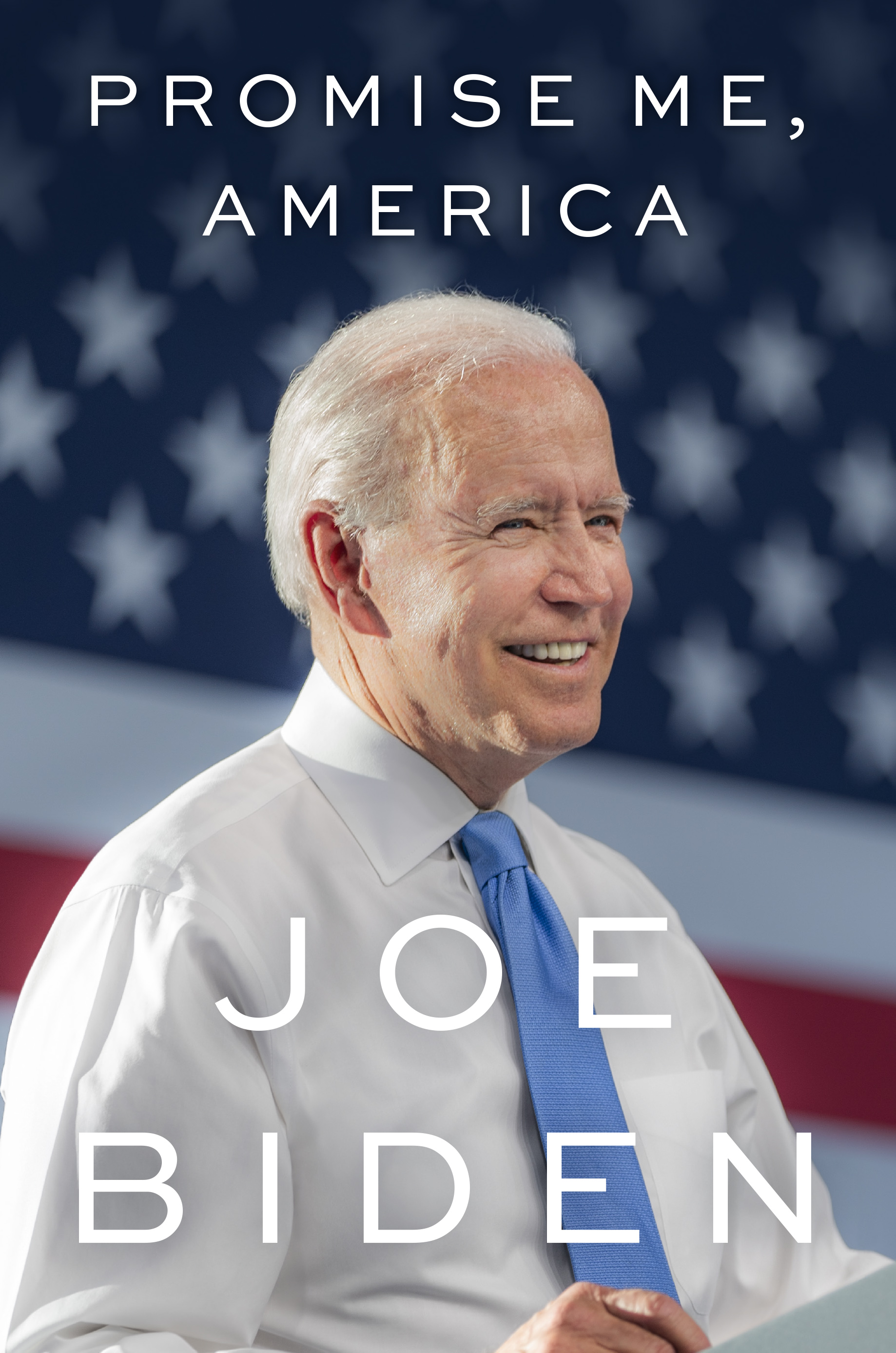 Image of Joe Biden's memoir entitled PROMISE ME, AMERICA