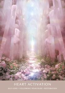 The Heart Activation card from The Dreamgate Oracle